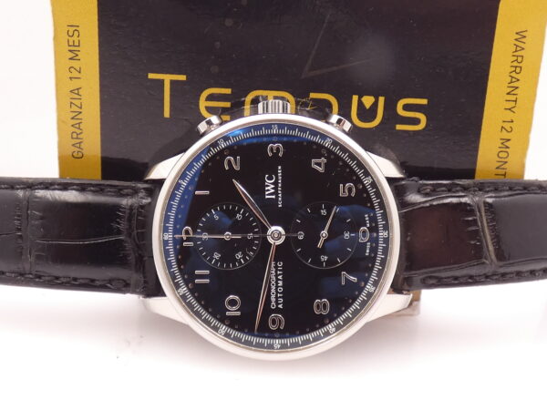 Cronografo IWC Portuguese BOX&PAPERS ANNO 2021 Automatico IW371609 Acciaio