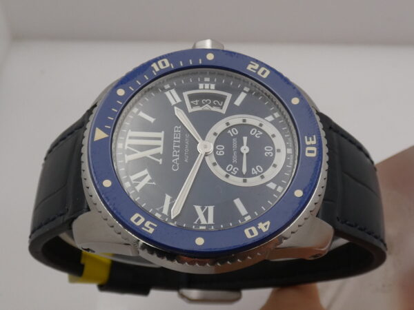 Cartier Calibre de Cartier Diver 3729 Deep Blue Dial Lunetta in Ceramica Automatico Acciaio