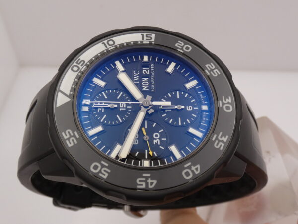 Cronografo IWC Aquatimer Galapagos Island 44mm 3767 Black PVD Automatico Day-Date v Tributo alla Fondazione Charles Darwin