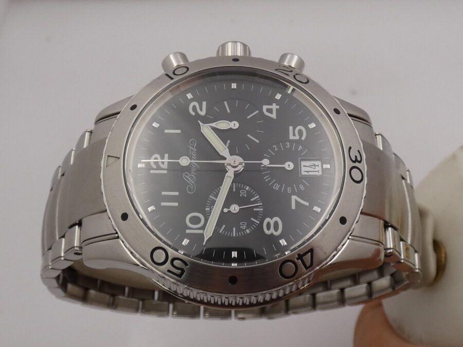 Cronografo Breguet Type XX - XXI - XXII Transatlantique 3820 Flyback Anni 2000's Automatico Acciaio Type XX Braccialato