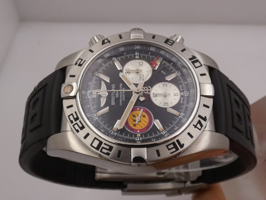 Breitling Chronomat 44 GMT Patrouille Suisse AB0420 WITH PAPERS Anno 2018 TOP CONDITION Edizione Limitata 1000pc