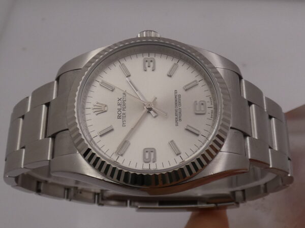 Rolex Oyster Perpetual 36 116034 Lunetta Oro Bianco 18Kt BOX&PAPERS Anno 2008 Automatico