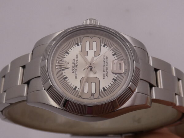 Rolex Oyster Perpetual Lady 26mm 176210 WITH PAPERS & TAG PRICE Anno 2008 Automatico Thunderbird Bezel