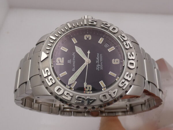 Blancpain Fifty Fathoms 40mm 2200-1130-71 WITH PAPERS Anni 2000's Automatico Acciaio