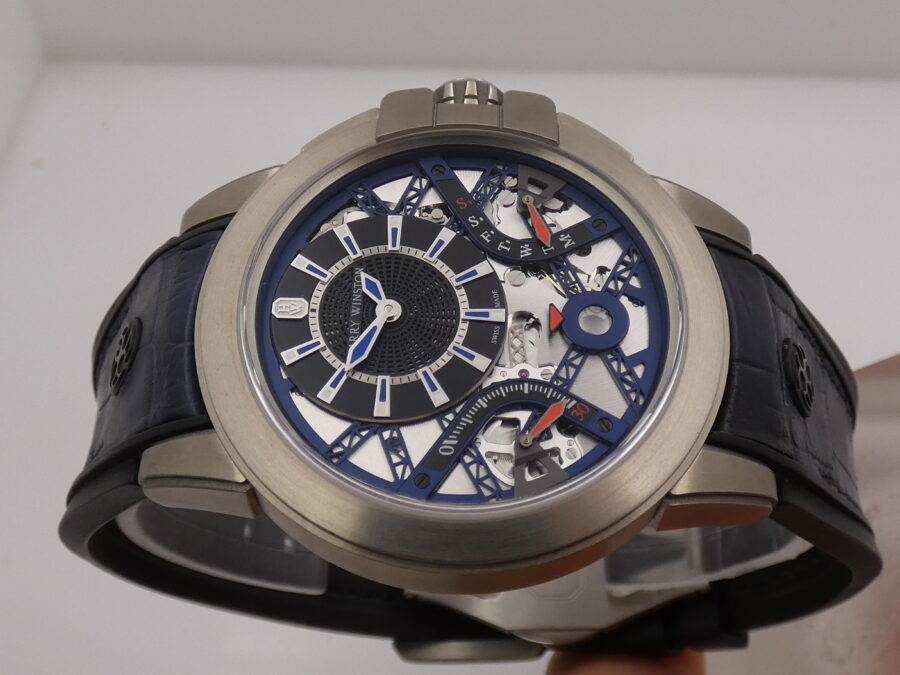 Harry Winston Project Z10 Ocean Biretrograde Zalium LIKE NEW With PAPERS & TAG PRICE Anno 2017 Automatico Limited Edition 300pz Ref. OCEABI42ZZ001