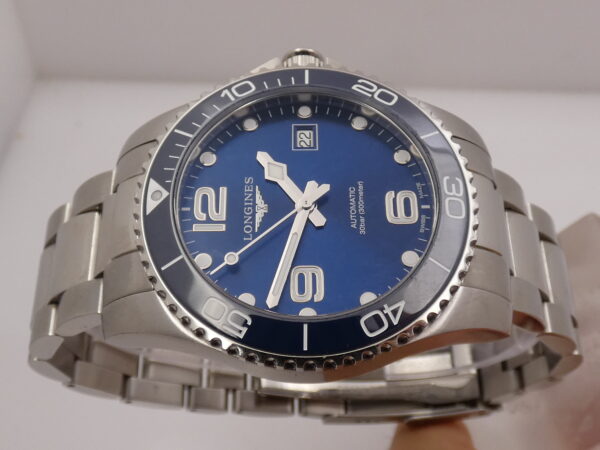 Longines HydroConquest 41mm BOX&PAPERS Dicembre 2020 Lunetta in Ceramica Automatico Acciaio Ref. L3.781.4