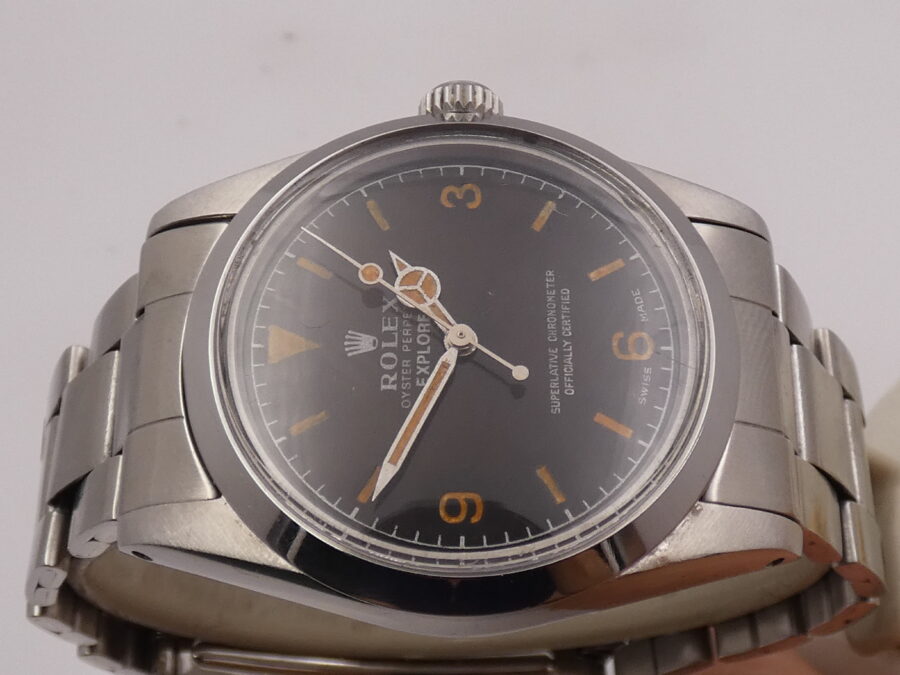 Rolex Explorer 1016 Tropical Dial ANNO 1968 Automatico Cronometro Acciaio Braccialato