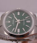 Rolex Oyster Perpetual 41 124300 GREEN NEW Anno 2025 Full Set Italia NEW BOX Automatico Mai indossato