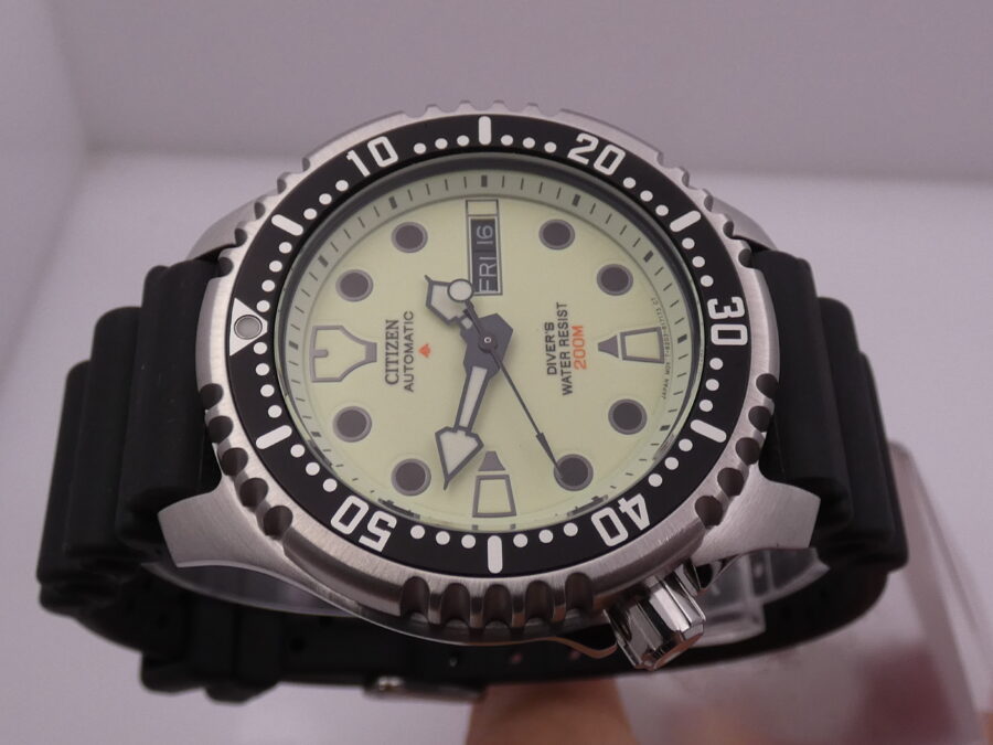 Citizen Promaster Marine Aqualand Day-Date LIKE NEW BOX&PAPERS Anno 2025 Automatico Acciaio NY0040-09W