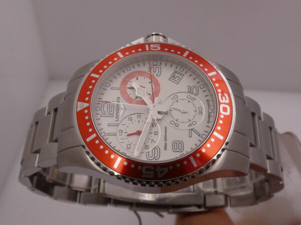 Longines HydroConquest Chronograph N.O.S. BOX&PAPERS New Old Stock L3.690.4  Braccialato