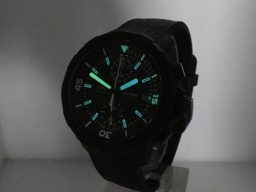 Cronografo IWC Aquatimer Galapagos Islands 45mm WITH PAPERS Anno 2016 TOP CONDITION Automatico Flyback Tributo alla Fondazione Charles Darwin  IW379502 - immagine 12