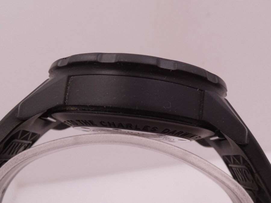 Cronografo IWC Aquatimer Galapagos Island 44mm 3767 Black PVD Automatico Day-Date v Tributo alla Fondazione Charles Darwin - immagine 11