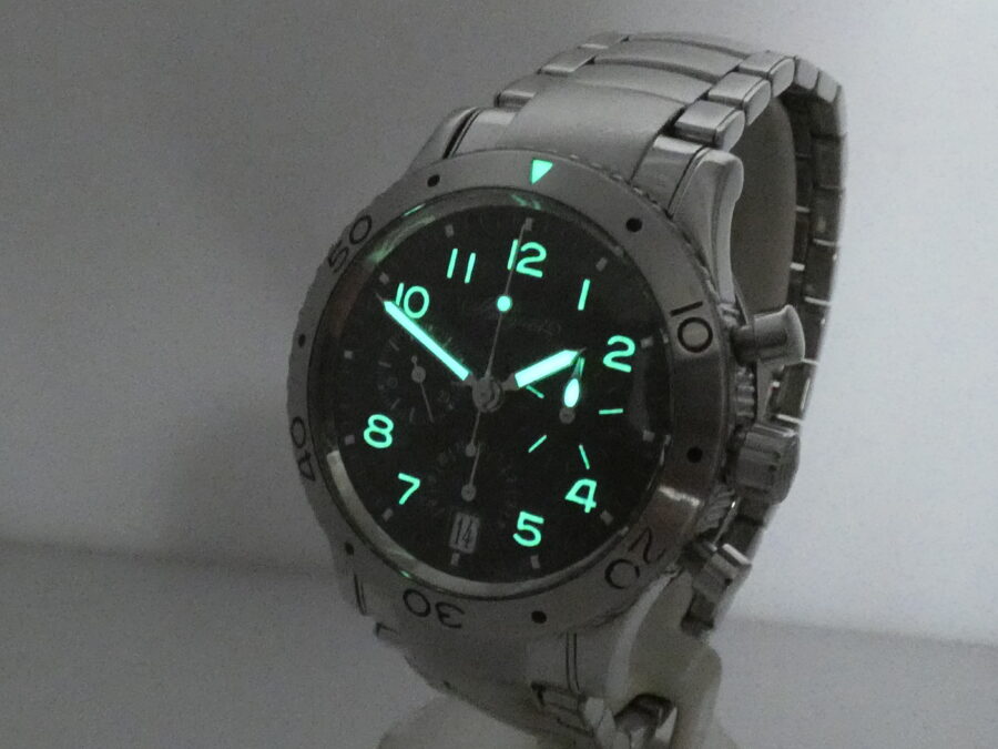 Cronografo Breguet Type XX - XXI - XXII Transatlantique 3820 Flyback Anni 2000's Automatico Acciaio Type XX Braccialato - immagine 12