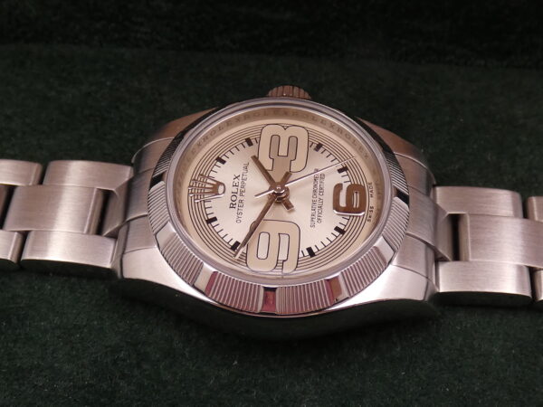Rolex Oyster Perpetual Lady 26mm 176210 WITH PAPERS & TAG PRICE Anno 2008 Automatico Thunderbird Bezel