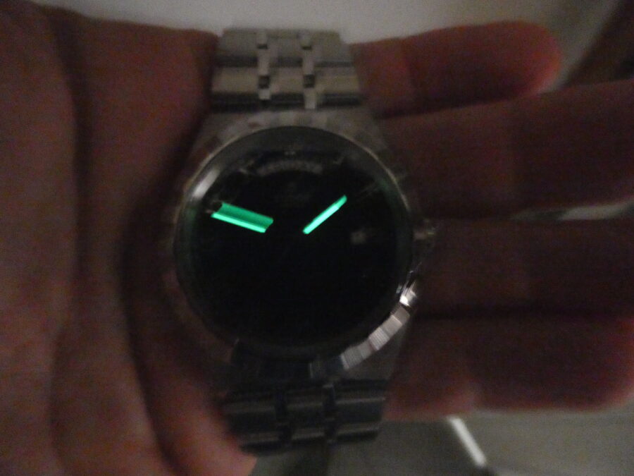 Tudor Royal Day-Date 28600 BOX&PAPERS Anno 2022 Automatico Lunetta Thunderbird Bracciale Jubille Acciaio - immagine 12
