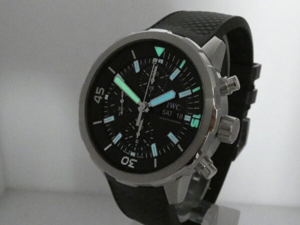 Cronografo IWC Aquatimer Day-Date 45mm IW3768 With PAPERS Acciaio 2016 LIKE NEW Automatico Acciaio