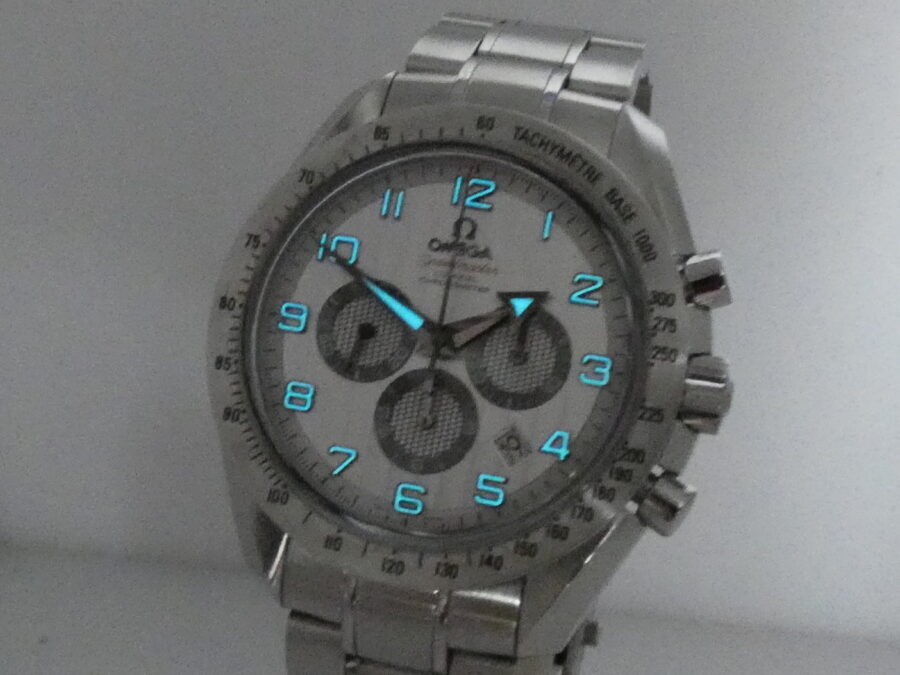 Cronografo Omega Speedmaster Broad Arrow Co-Axial 44mm With PAPERS TOP CONDITION Automatico Braccialato - immagine 12