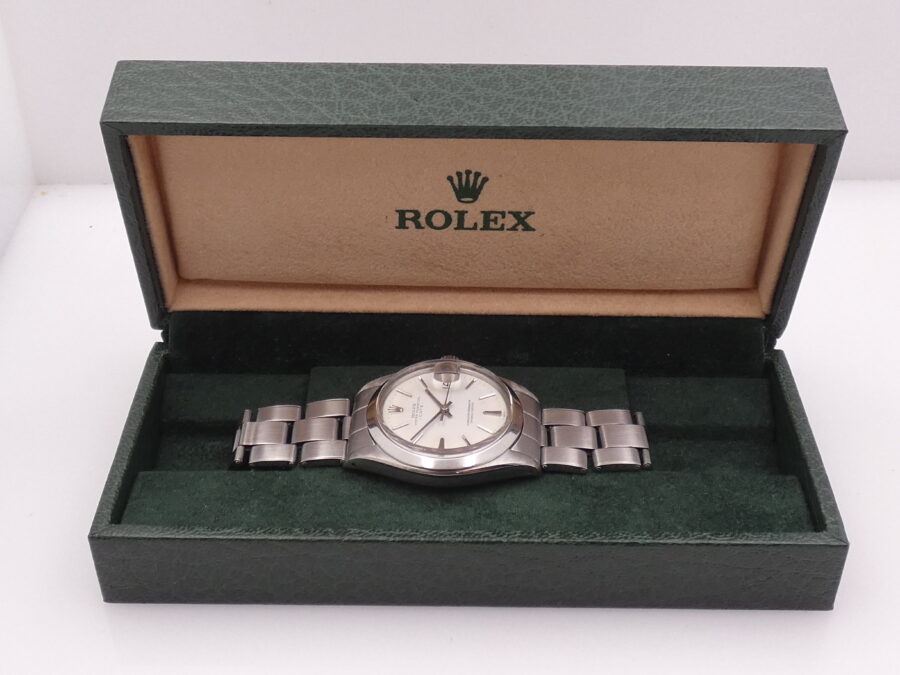 Rolex Oyster Perpetual Date 1500 Anno 1969 Automatico Acciaio Bracciale Rivettato - immagine 11