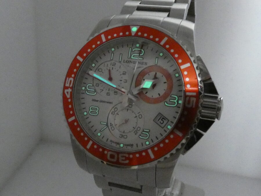 Longines HydroConquest Chronograph N.O.S. BOX&PAPERS New Old Stock L3.690.4  Braccialato - immagine 12