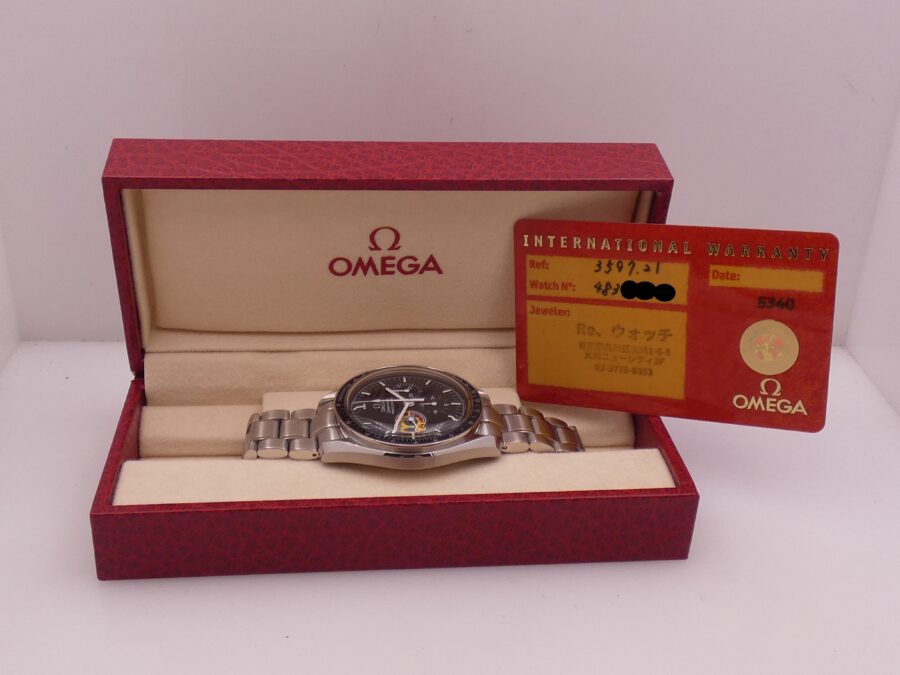 Cronografo Omega Speedmaster Mission Skylab 1 TOP CONDITION With PAPERS Anno1998 Carica Manuale Edizione Limitata - immagine 10