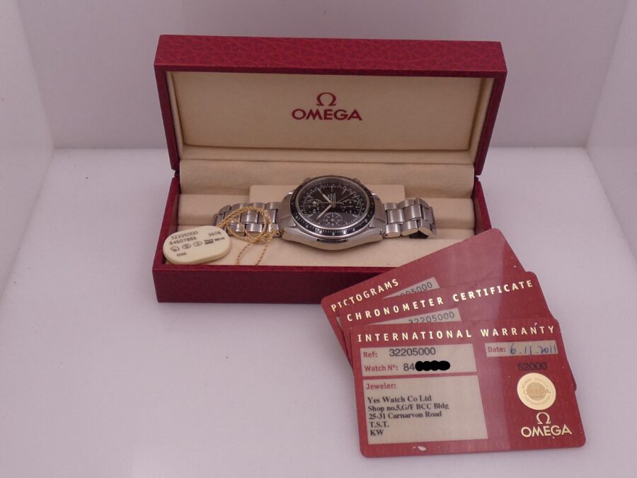 Cronografo Omega Speedmaster Day Date Triple Date LIKE NEW WITH PAPERS Anno 2011 Automatico Acciaio - immagine 29