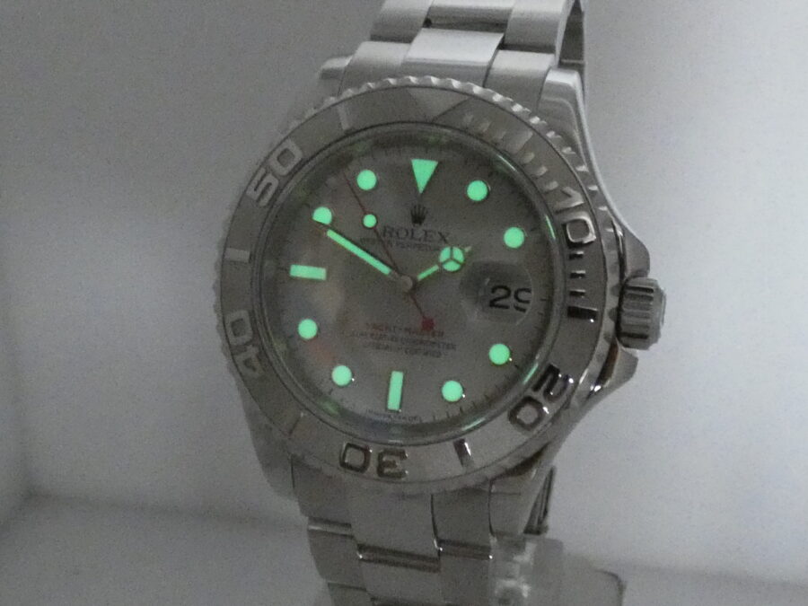 Rolex Yacht-Master 40 RRR Rolesium Platinum 16622 TOP CONDITION Anno 2010 Automatico - immagine 12