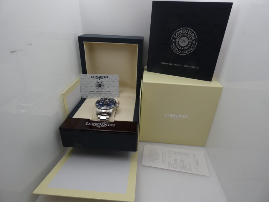 Longines HydroConquest 41mm BOX&PAPERS Dicembre 2020 Lunetta in Ceramica Automatico Acciaio Ref. L3.781.4 - immagine 13