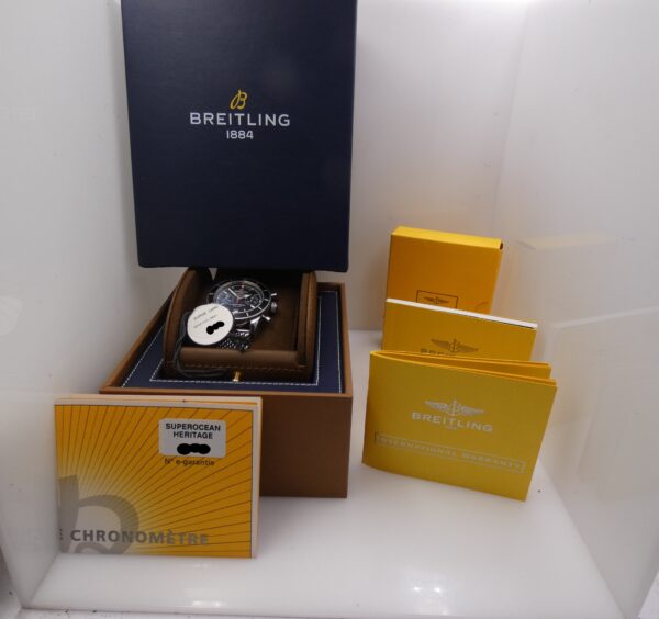 Cronografo Breitling Superocean Heritage 44mm A23370 Anno 2013 FULL SET Automatico Bracciale Mesh
