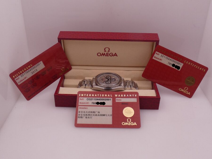 Cronografo Omega Speedmaster Broad Arrow Co-Axial 44mm With PAPERS TOP CONDITION Automatico Braccialato - immagine 13