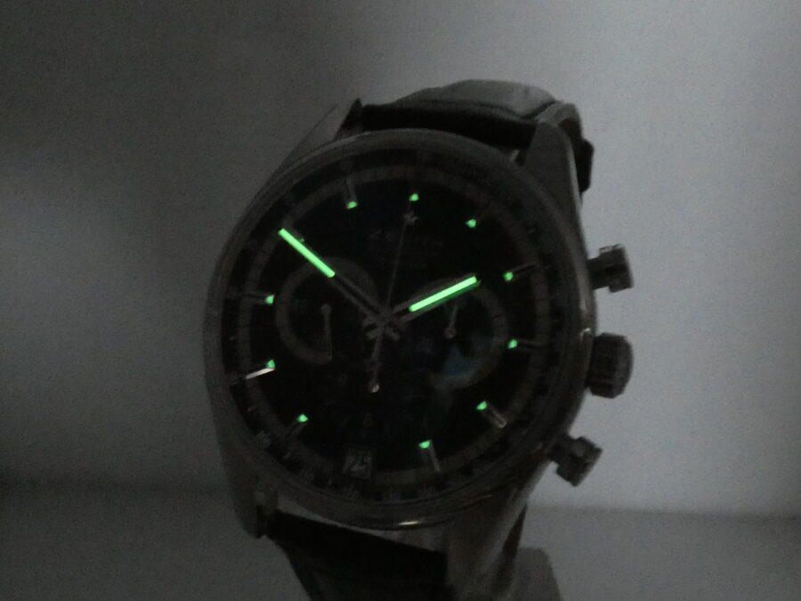 Zenith El Primero Chronomaster 36'000 Vph Chrono WITH BOX Automatic Anno 2015 Acciaio 03.2040.400 - immagine 13