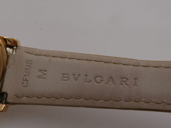 Bulgari Bulgari N.O. S. Oro Rosa 18Kt M.O.P. & DIAMOND Dial Automatic BOX&PAPERS New Old Stock BBLP33G WOMEN WATCH For Ladies