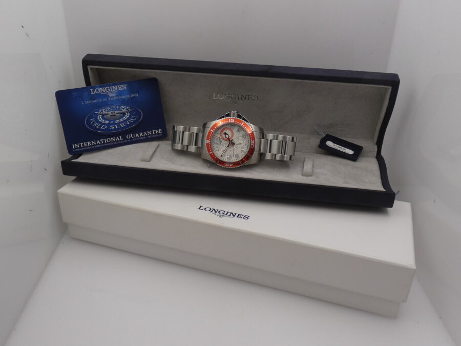 Longines HydroConquest Chronograph N.O.S. BOX&PAPERS New Old Stock L3.690.4  Braccialato - immagine 13