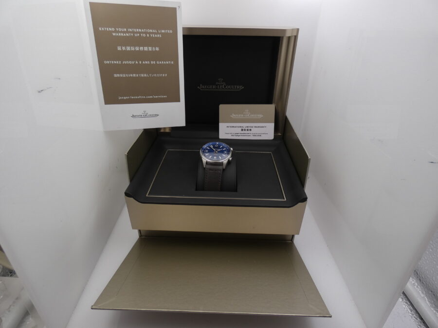 Jaeger-LeCoultre Polaris 841.8.37S Dual Crown BOX&PAPERS Anno 2019 Blue Dial Automatico Acciaio - immagine 13