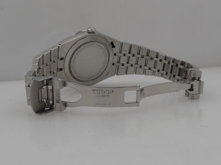 Tudor Royal Day-Date 28600 LIKE NEW BOX&PAPERS ITALY 2023 Automatico Lunetta Thunderbird Bracciale Jubille Acciaio - immagine 14