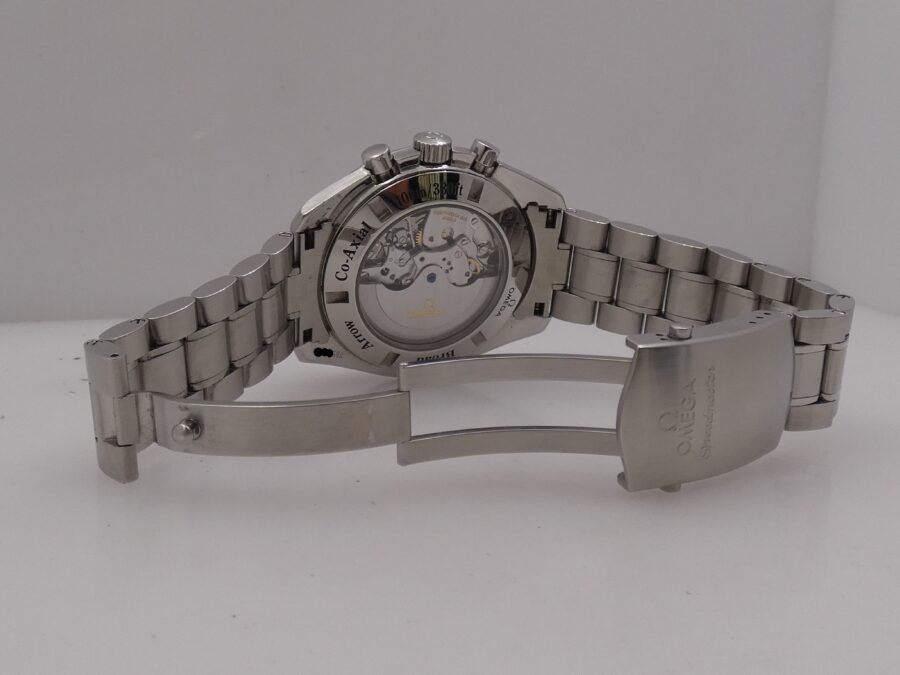 Cronografo Omega Speedmaster Broad Arrow Co-Axial 44mm With PAPERS TOP CONDITION Automatico Braccialato - immagine 14