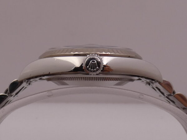 Rolex Datejust 36 Rare 16234 SODALITE & DIAMONDS FULL SET Anno 2001 Mai Lucidato SENZA FORI Lunetta Oro Bianco18Kt Bracciale Jubilee