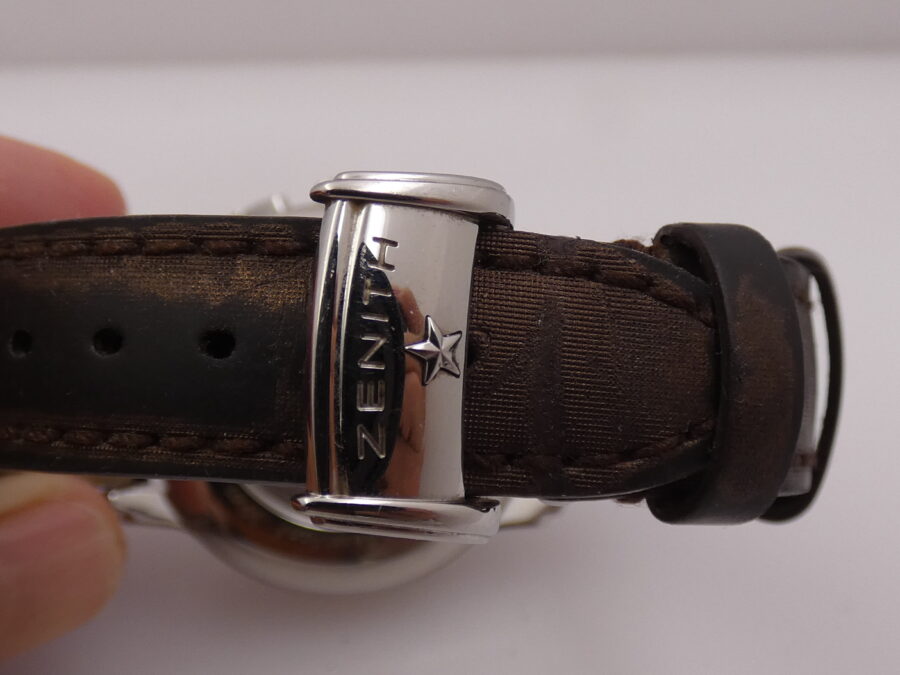 Zenith El Primero Chronomaster Lady WITH PAPERS Open Love Power Reserve Anno 2009 Automatico Acciaio - immagine 15