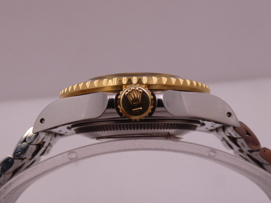 Tudor Mini-Sub 73091 By Rolex GILT DIAL 18Kt Oro &Acciaio Acciaio 1989 Automatico - immagine 14