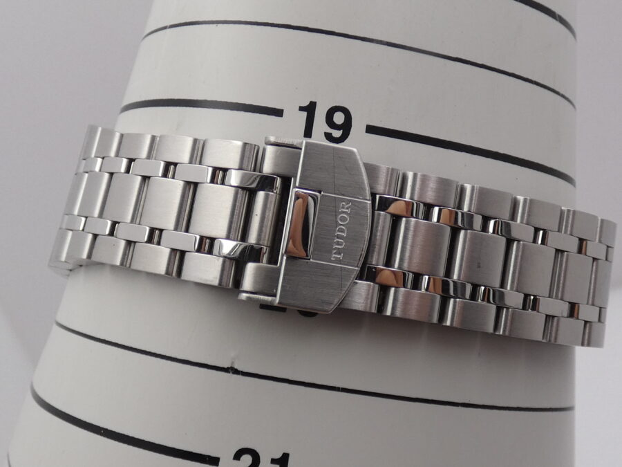 Tudor Royal Day-Date 28600 BOX&PAPERS Anno 2022 Automatico Lunetta Thunderbird Bracciale Jubille Acciaio - immagine 15