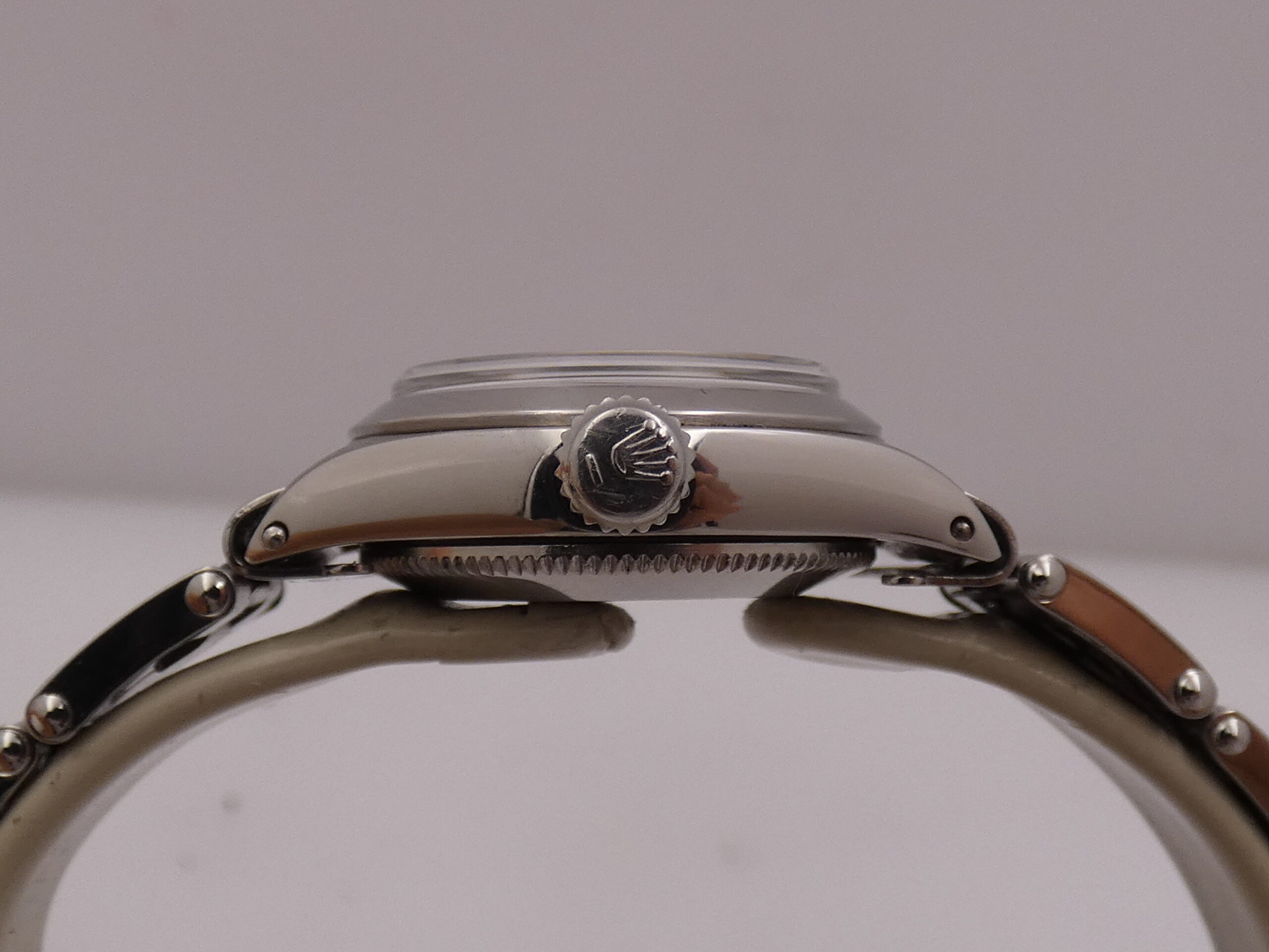 Rolex Oyster Perpetual Lady 6618 Blue Degradè Dial Anno 1969 Automatico Bracciale Oyster Acciaio - immagine 15