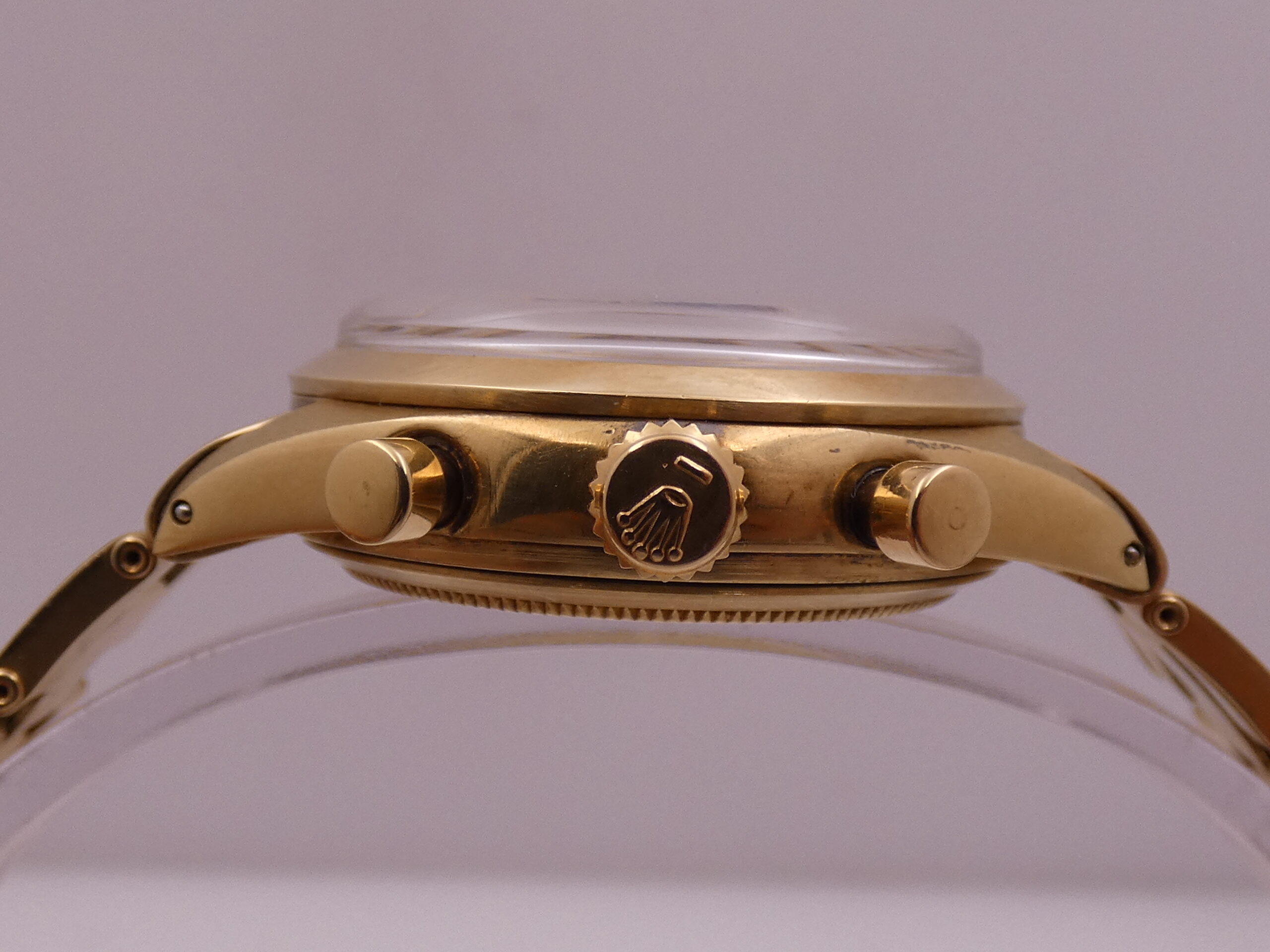 Rolex Chronograph Untouched PRE-DAYTONA 6238 ORO PIENO 18KT BOX&PAPERS ANNO 1966 MAI LUCIDATO - immagine 15