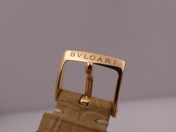 Bulgari Bulgari N.O. S. Oro Rosa 18Kt M.O.P. & DIAMOND Dial Automatic BOX&PAPERS New Old Stock BBLP33G WOMEN WATCH For Ladies