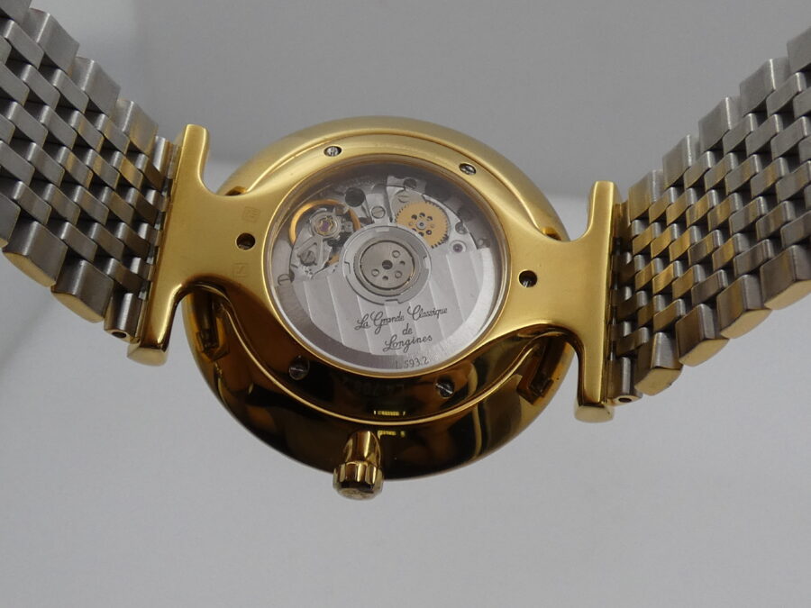 Longines La Grande Classique 18Kt G.F. Automatico Frederic Piguet BOX&PAPERS Anno 2010 Braccialato L4.708.2 - immagine 15