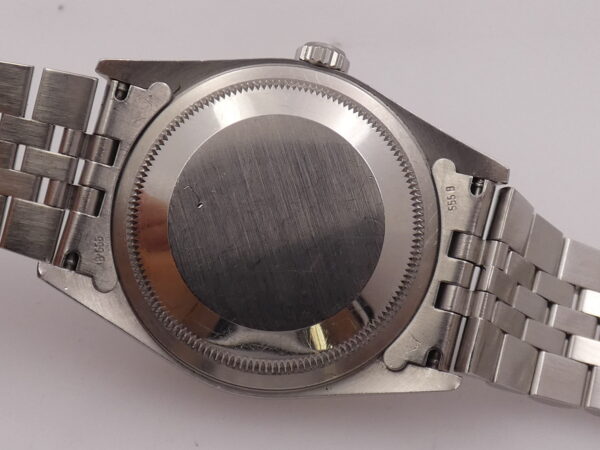 Rolex Datejust 36 Rare 16234 SODALITE & DIAMONDS FULL SET Anno 2001 Mai Lucidato SENZA FORI Lunetta Oro Bianco18Kt Bracciale Jubilee