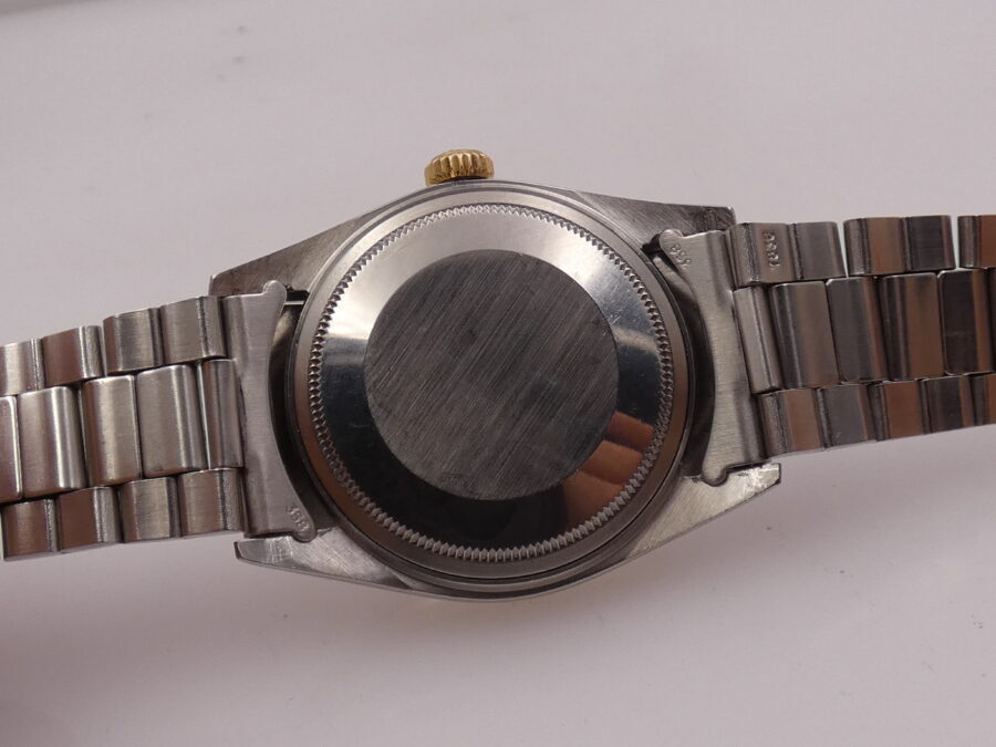 Rolex Datejust 36 1601 LINEN DIAL Lunetta Oro Massiccio 18Kt TOP CONDITION Anno 1973 Mai Lucidato - immagine 16