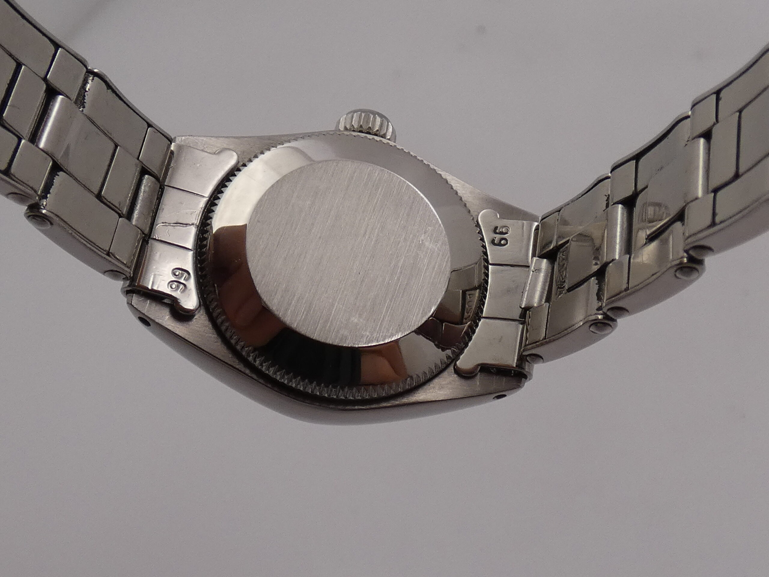 Rolex Oyster Perpetual Lady 6618 Blue Degradè Dial Anno 1969 Automatico Bracciale Oyster Acciaio - immagine 16
