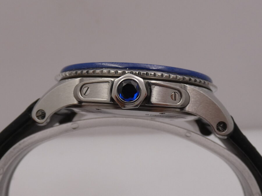 Cartier Calibre de Cartier Diver 3729 Deep Blue Dial Lunetta in Ceramica Automatico Acciaio - immagine 17