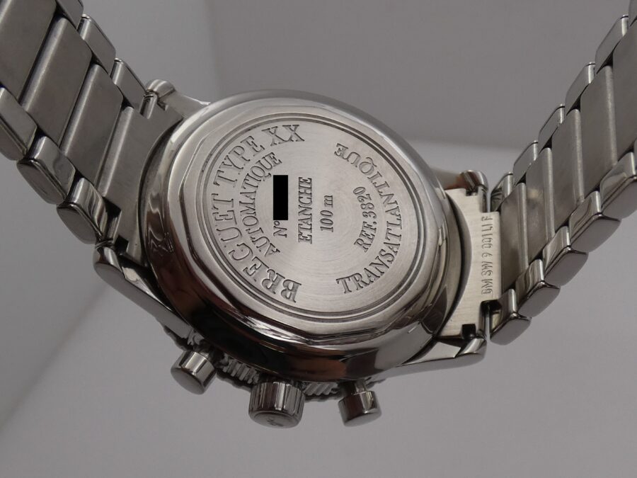 Cronografo Breguet Type XX - XXI - XXII Transatlantique 3820 Flyback Anni 2000's Automatico Acciaio Type XX Braccialato - immagine 17