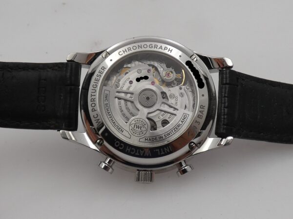 Cronografo IWC Portuguese BOX&PAPERS ANNO 2021 Automatico IW371609 Acciaio