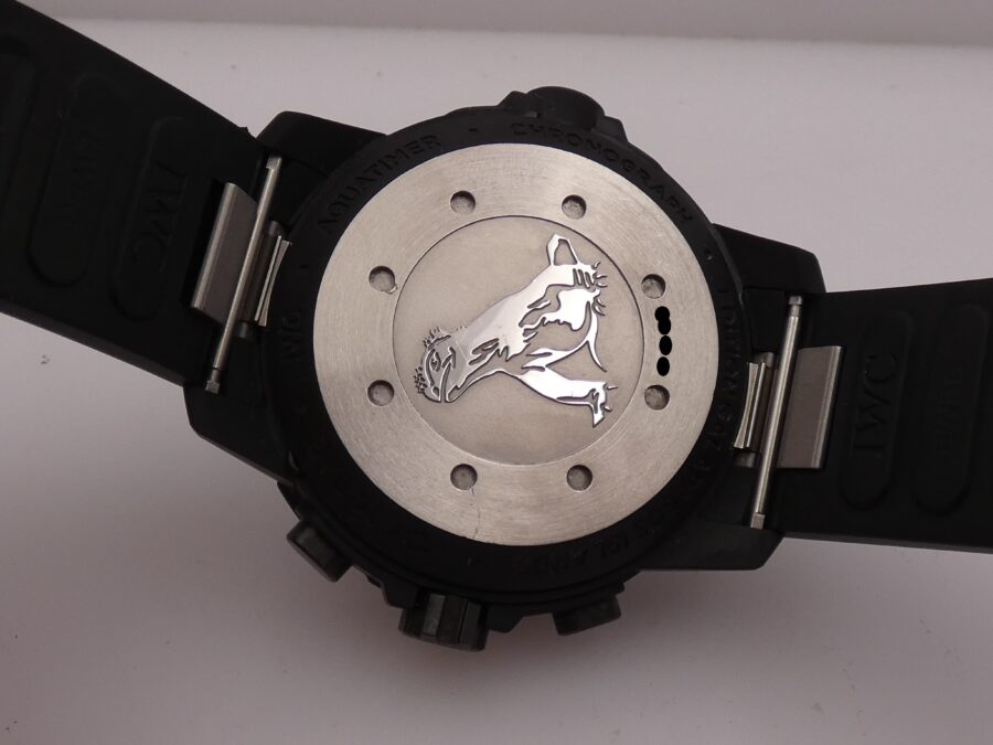Cronografo IWC Aquatimer Galapagos Islands 45mm WITH PAPERS Anno 2016 TOP CONDITION Automatico Flyback Tributo alla Fondazione Charles Darwin  IW379502 - immagine 18